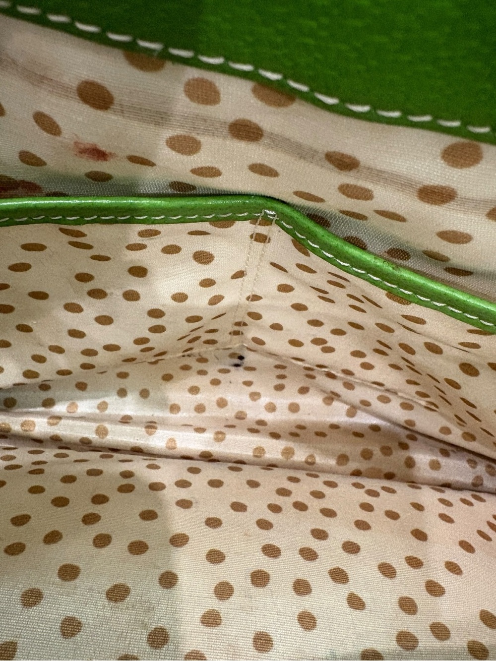 Kate Spade Wellesley Quinn Vine Green Leather Satchel Tote Bag WKRU1428 Emerald - Picture 9 of 16